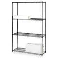 Lorell Rack, Wire, 4-Tier, 36X18 LLR70060